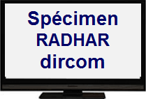 Spécimen RADHAR dircom